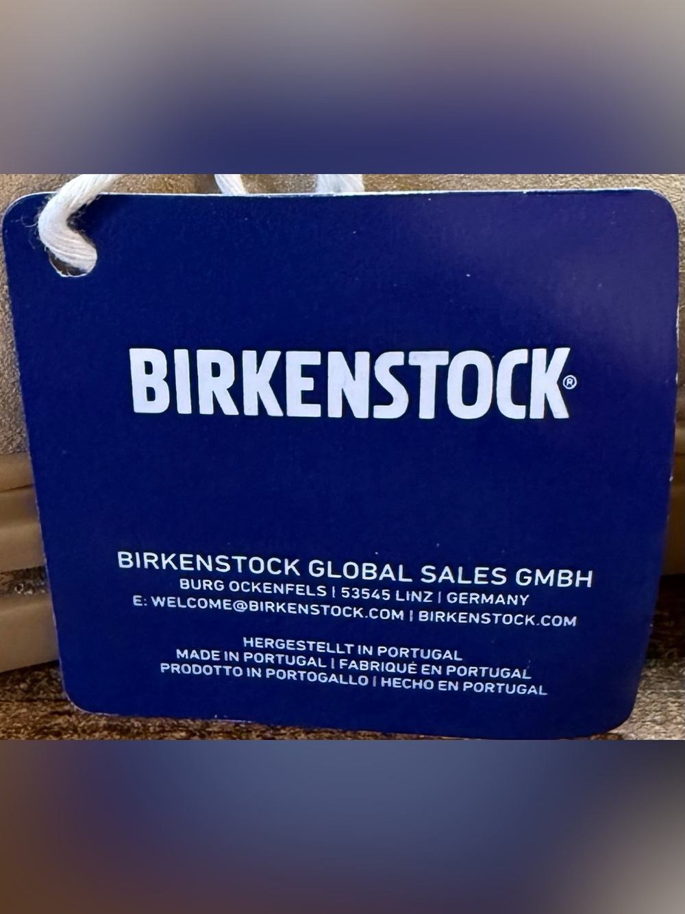 Birkenstock Oswego Suede Slip-On Shoes Sandcastle Beige Neutral Men’s Size 11 - Picture 10 of 11